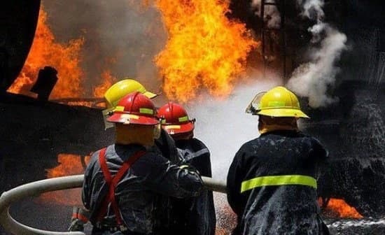 آتش‌سوزی مرگبار خط انتقال پالایشگاه گاز بیدبلند