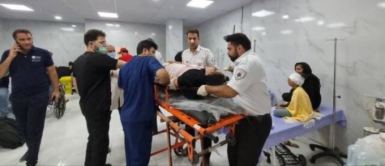 انتقال ۳۱ مصدوم تصادف امروز عماره عراق به خوزستان