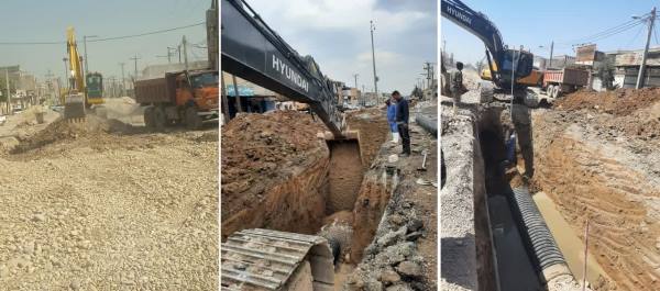 اصلاح شبکه فاضلاب درکوی علوی اهواز