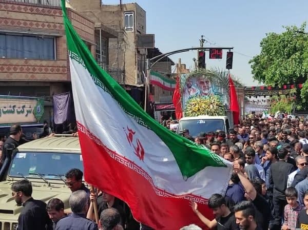 تشییع تاریخی سردارِ «رشید» ایران در دزفول