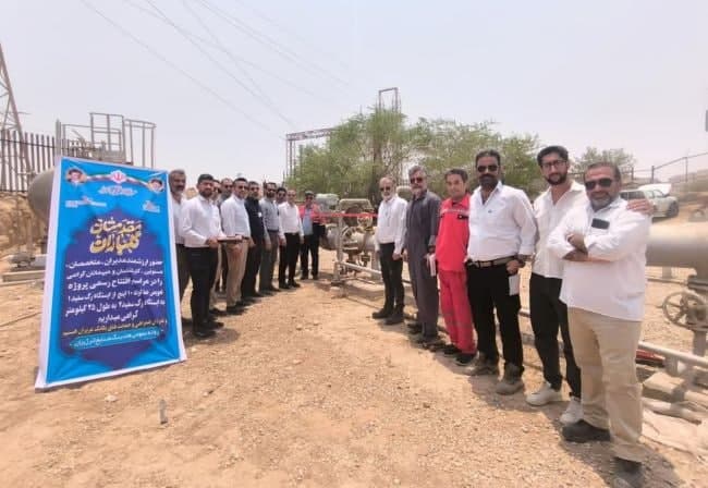 خط لوله ۱۰ اینچ رگ سفید ۱ به ۲ رسید خط لوله ۱۰ اینچ رگ سفید ۱ به ۲ رسید