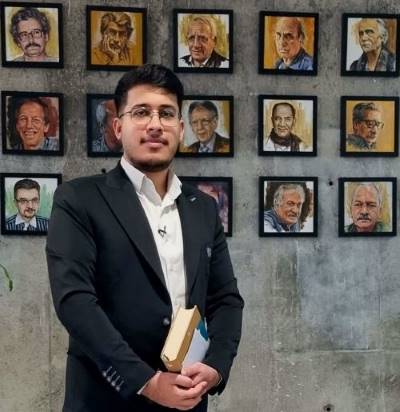 نویسنده خوزستانی با آن دو نفر درخشید! نویسنده خوزستانی با